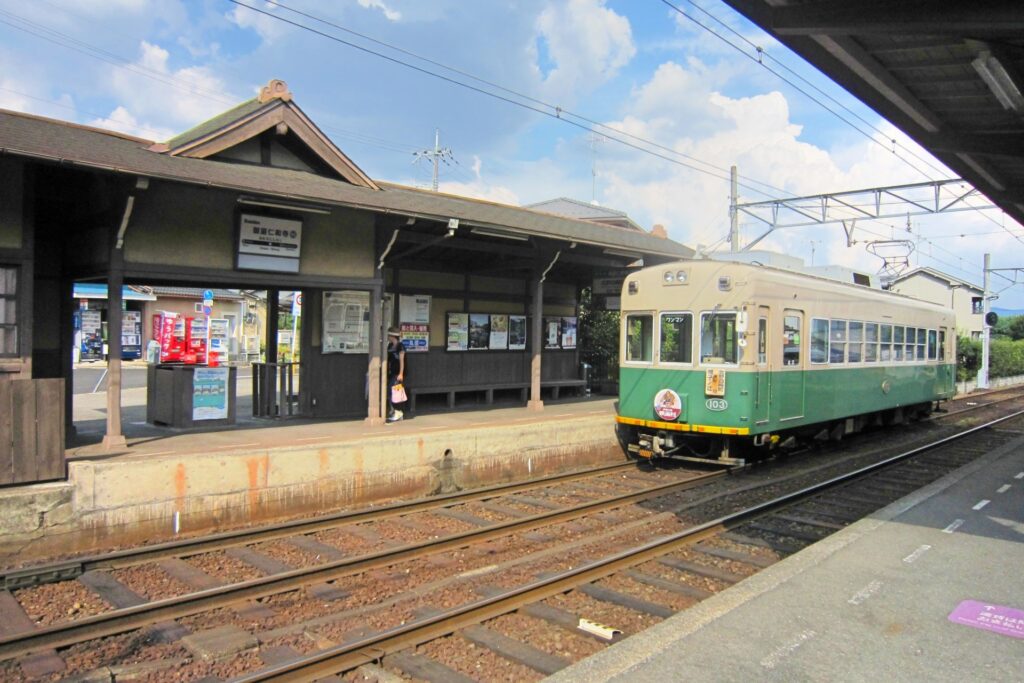 嵐電仁和寺駅